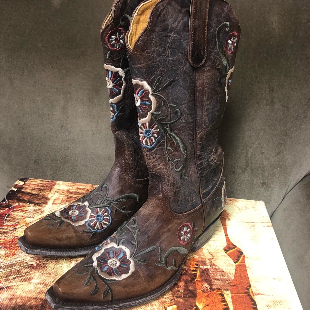 Old Gringo Western Boots Leather Tyler Vesuvio New